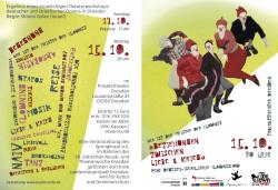 deutsch-israelische Clownsreise im Projekttheater Dresden So. 14. & Mo. 15.10.